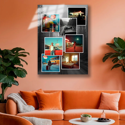 anı görselli cam tablo