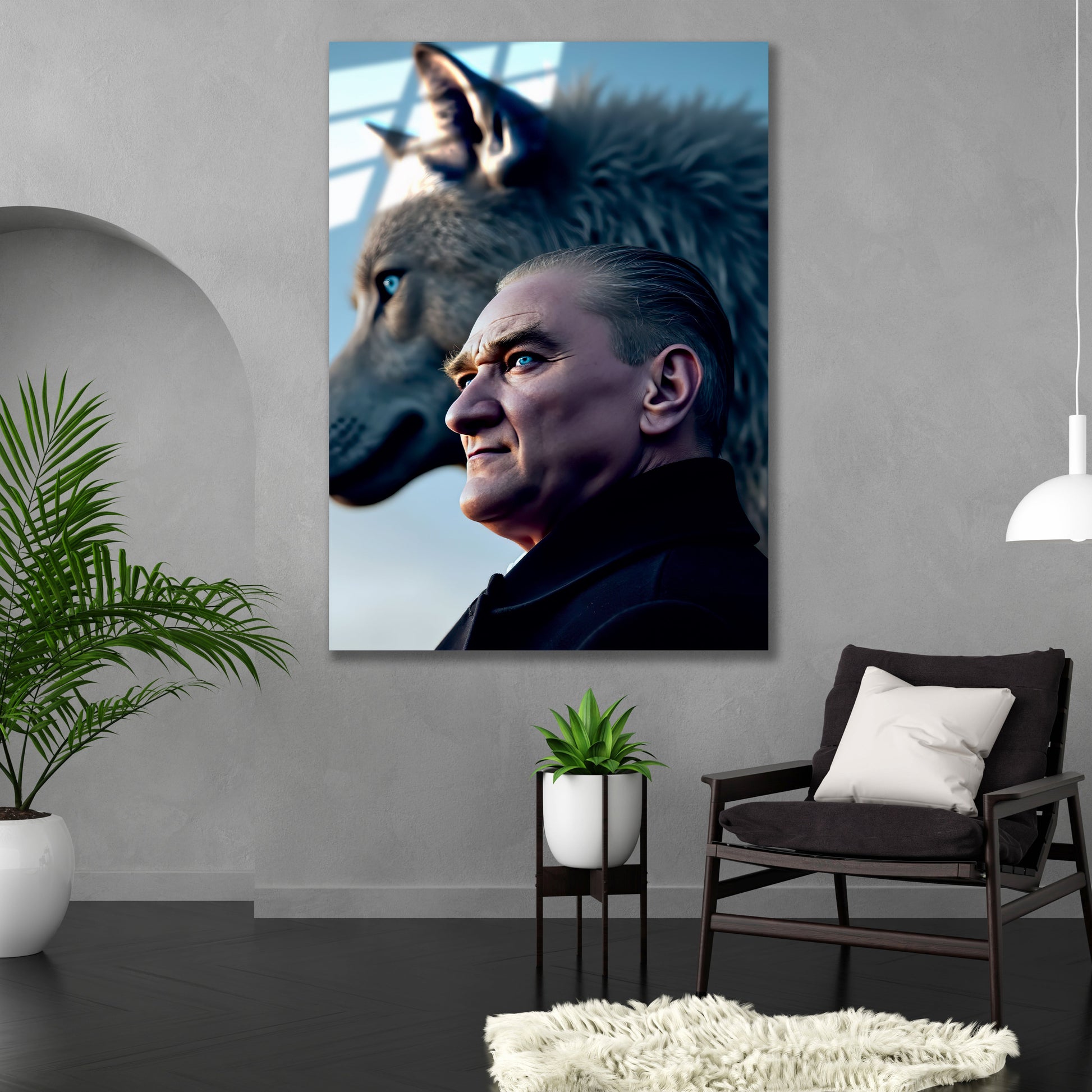 Atatürk Cam Tablo dekorica