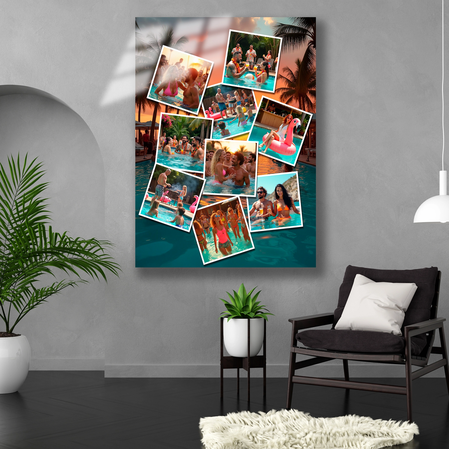 Kişiye Özel Cam Tablo | Anılardan Kareler