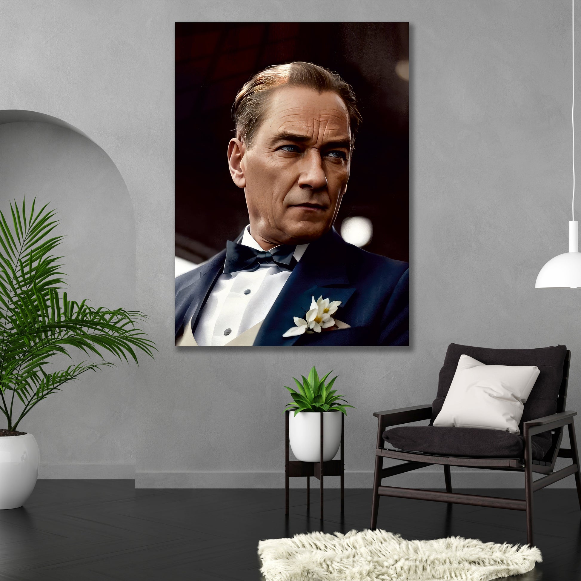 Atatürk Cam Tablo dekorica