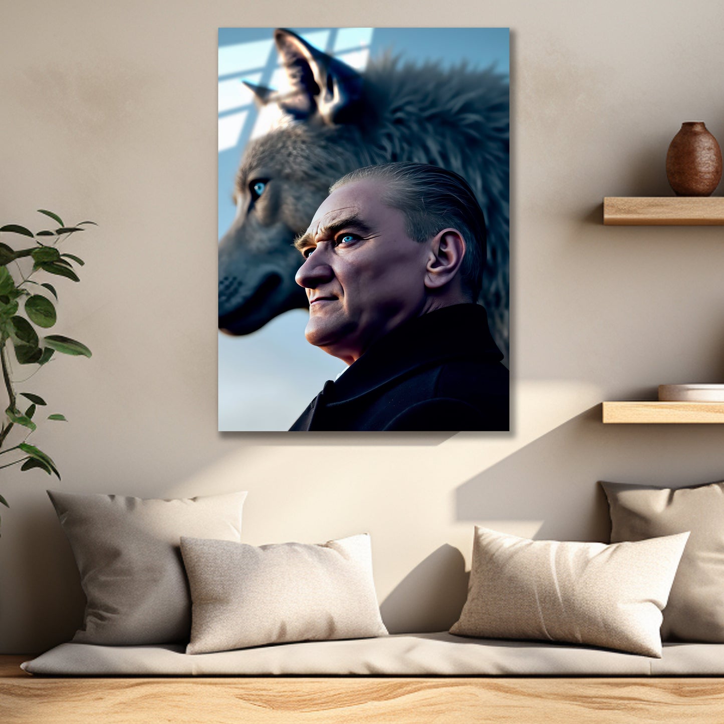 Atatürk Cam Tablo dekorica