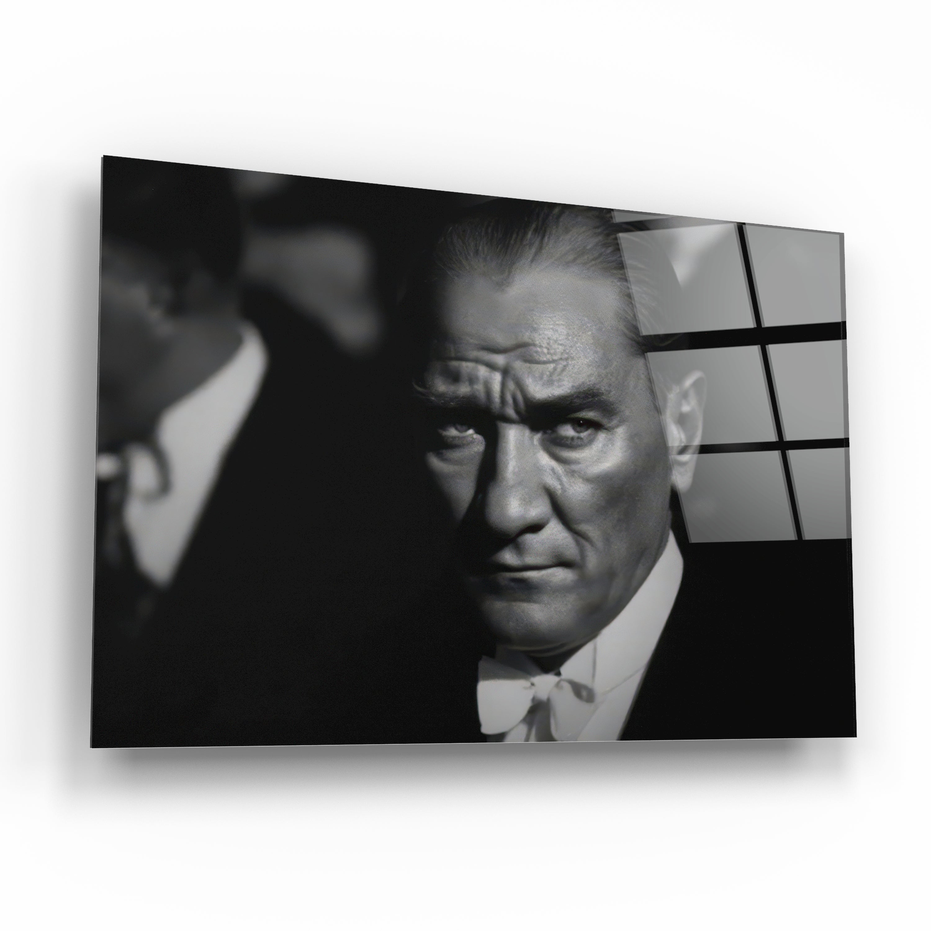 makanlara ve ofislere özel atatürk cam tablosu