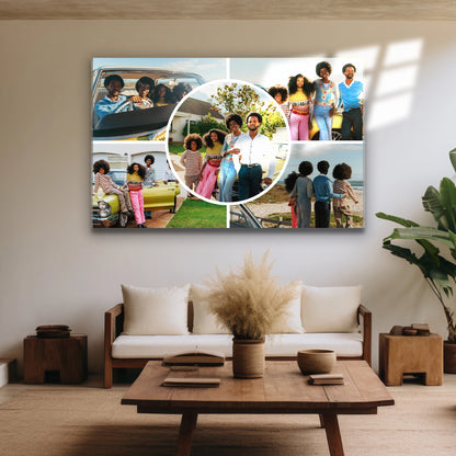 kişiye özel büyük cam tablo