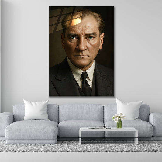 Atatürk Cam Tablo | Portre