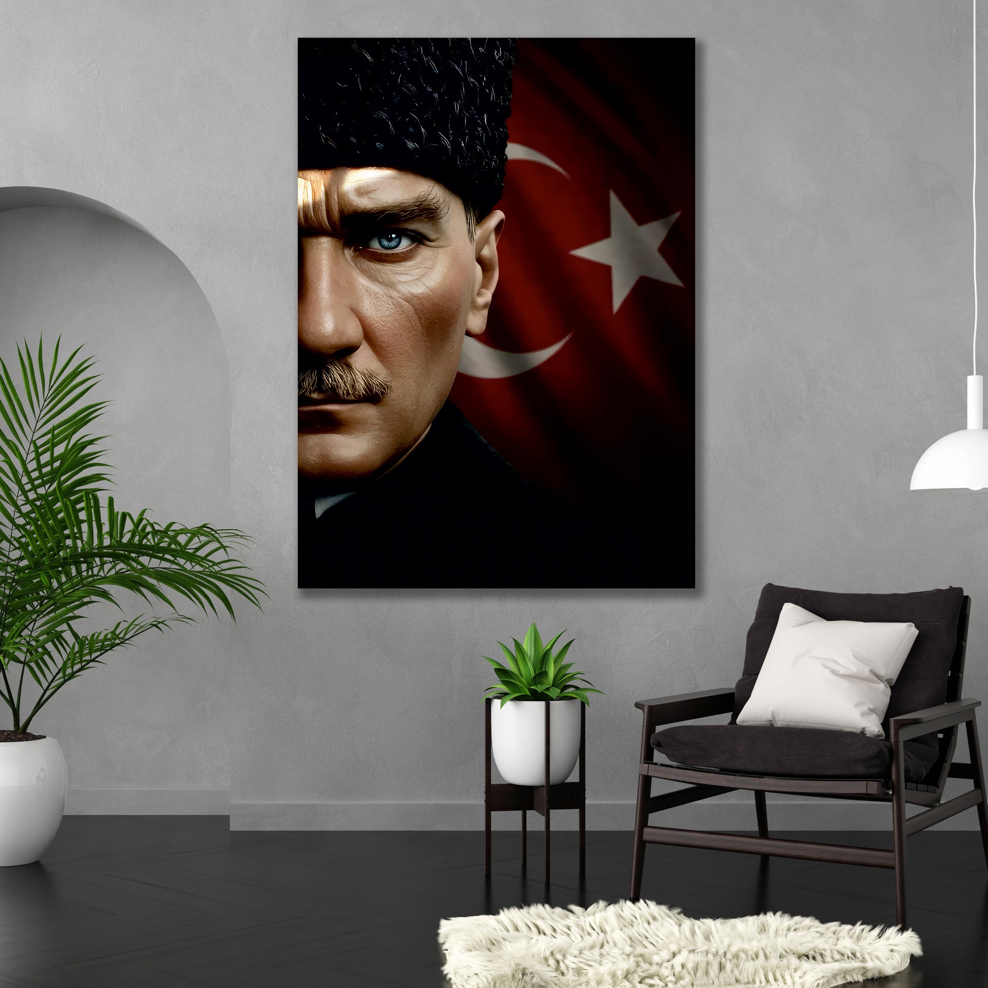 Atatürk Cam Tablo dekorica