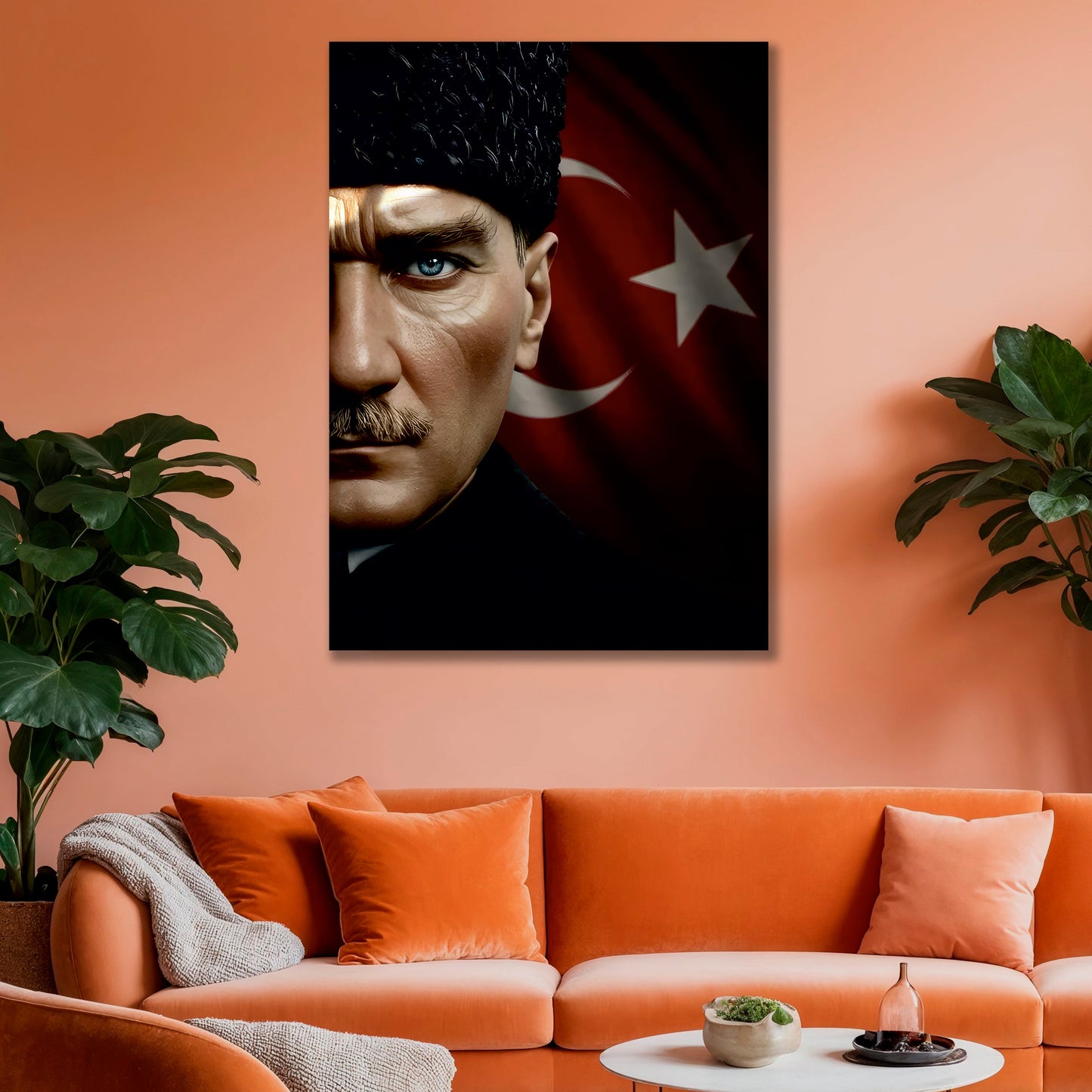 Atatürk Cam Tablo dekorica