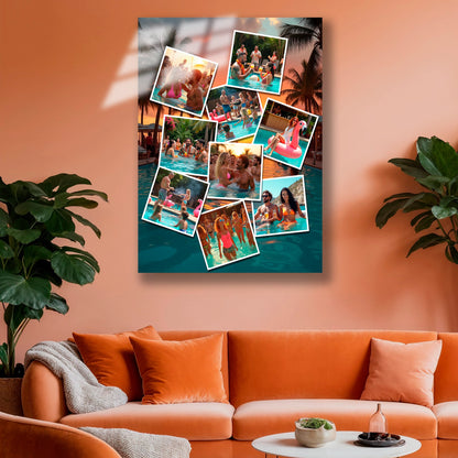 Kişiye Özel Cam Tablo | Anılardan Kareler