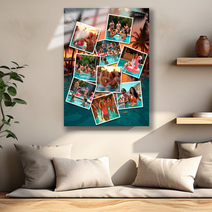 Kişiye Özel Cam Tablo | Anılardan Kareler
