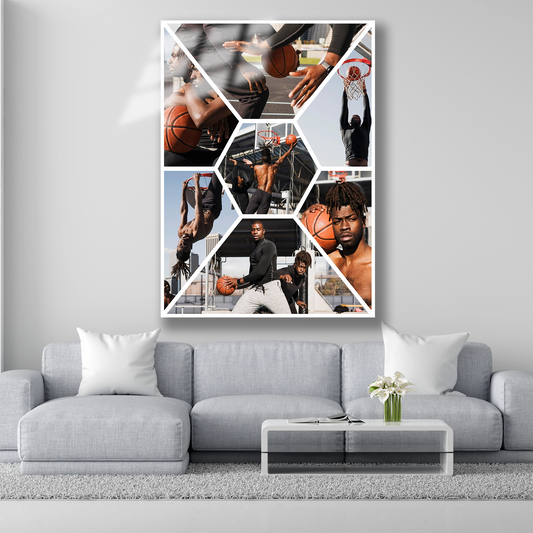 kişiye özel kolaj cam tablo