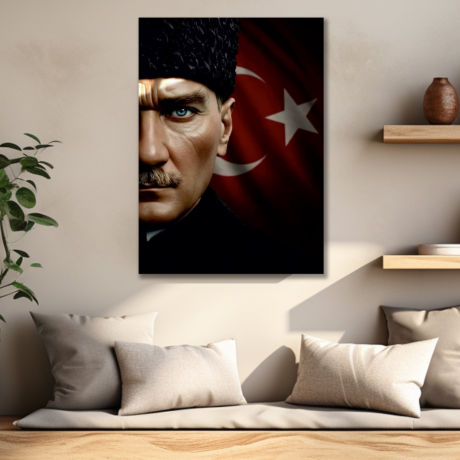 Atatürk Cam Tablo dekorica
