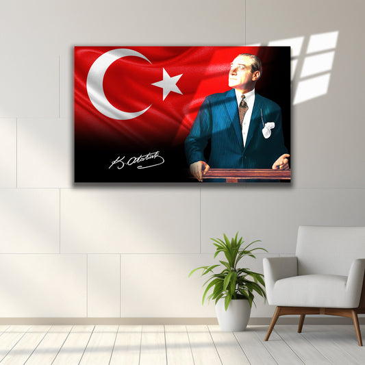 Atatürk Cam Tablo