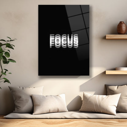 UV Baskı Focus Cam Tablo Ofis Duvar Sanatı