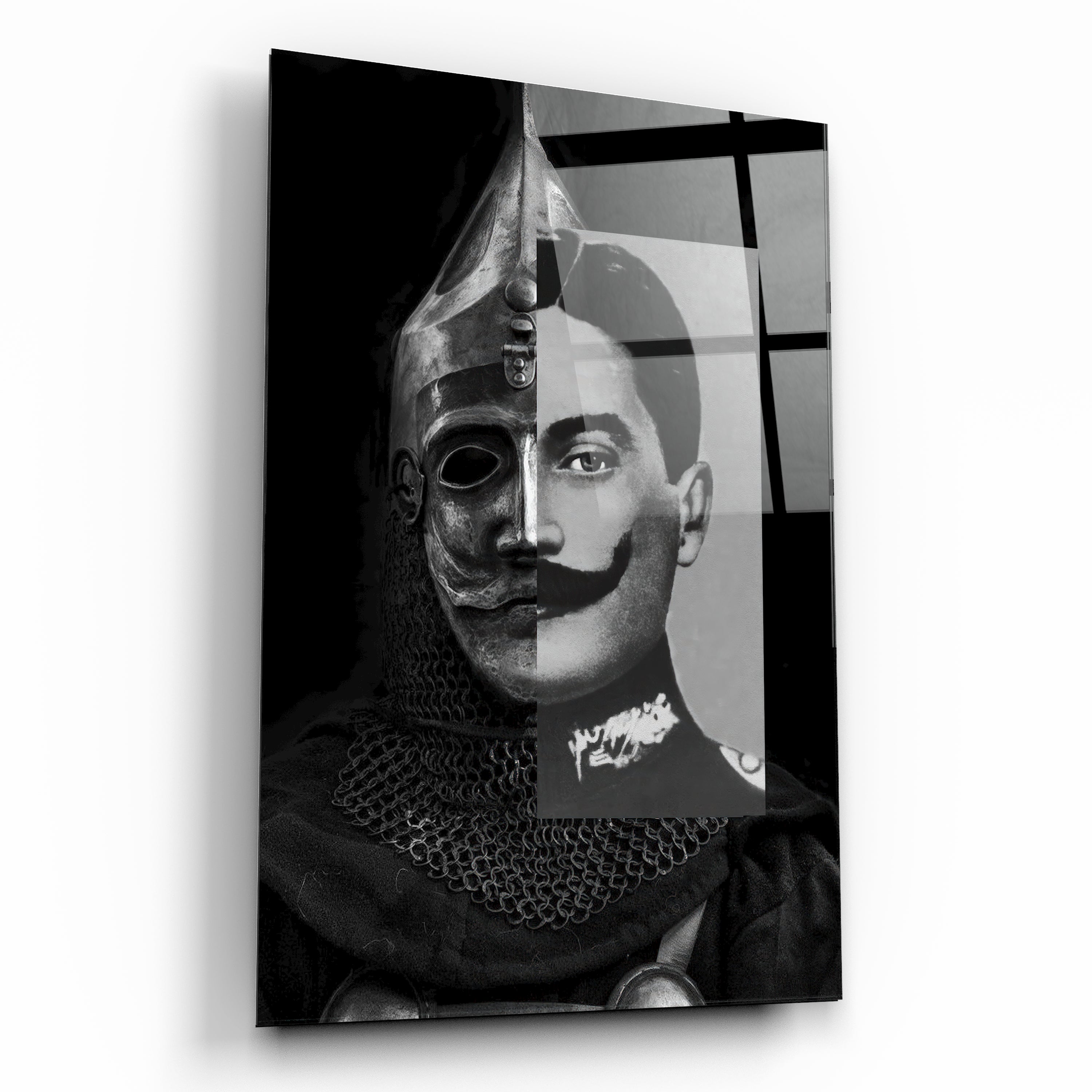 Atatürk ve Emir Timur Cam Tablo