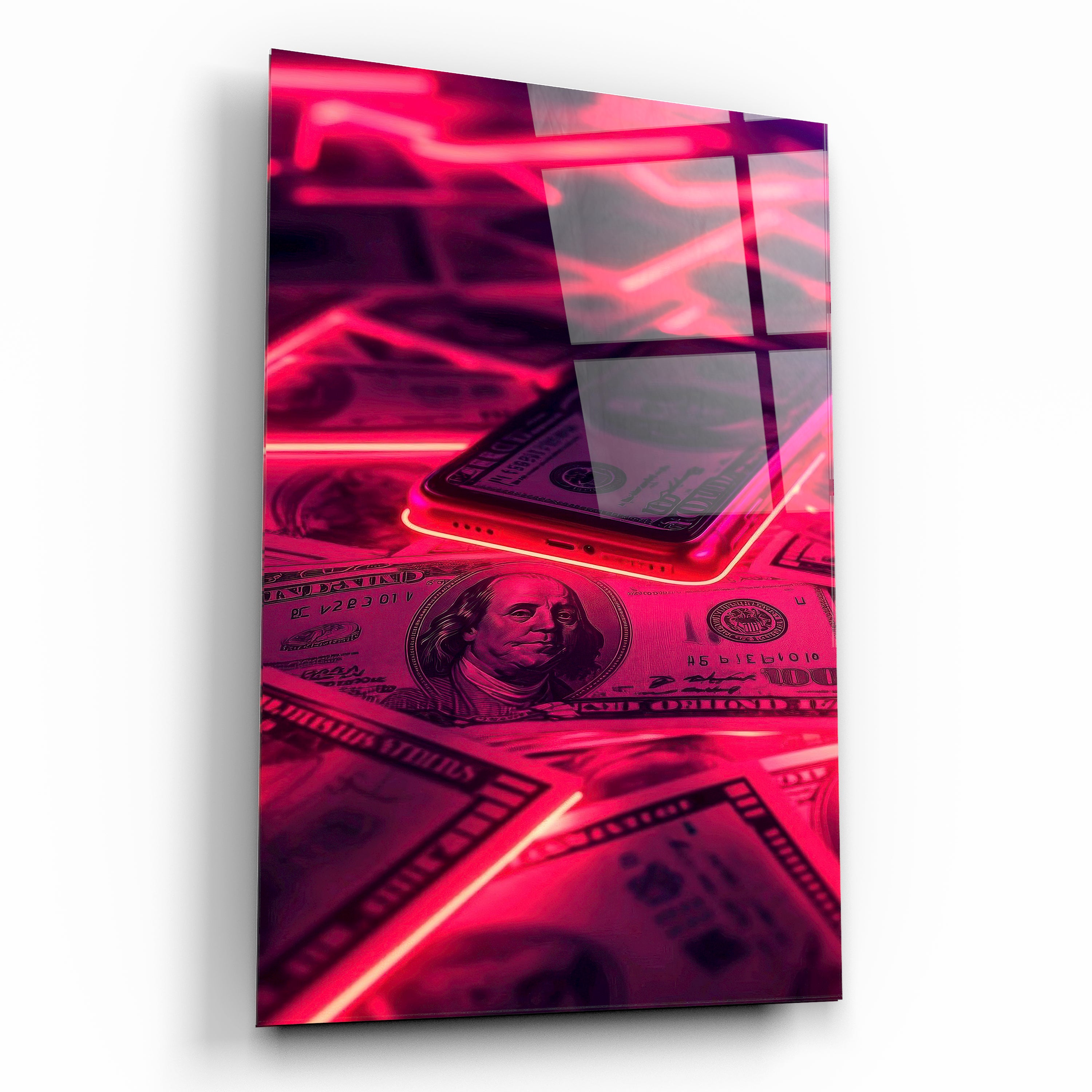 Neon Dolar Cam Tablo