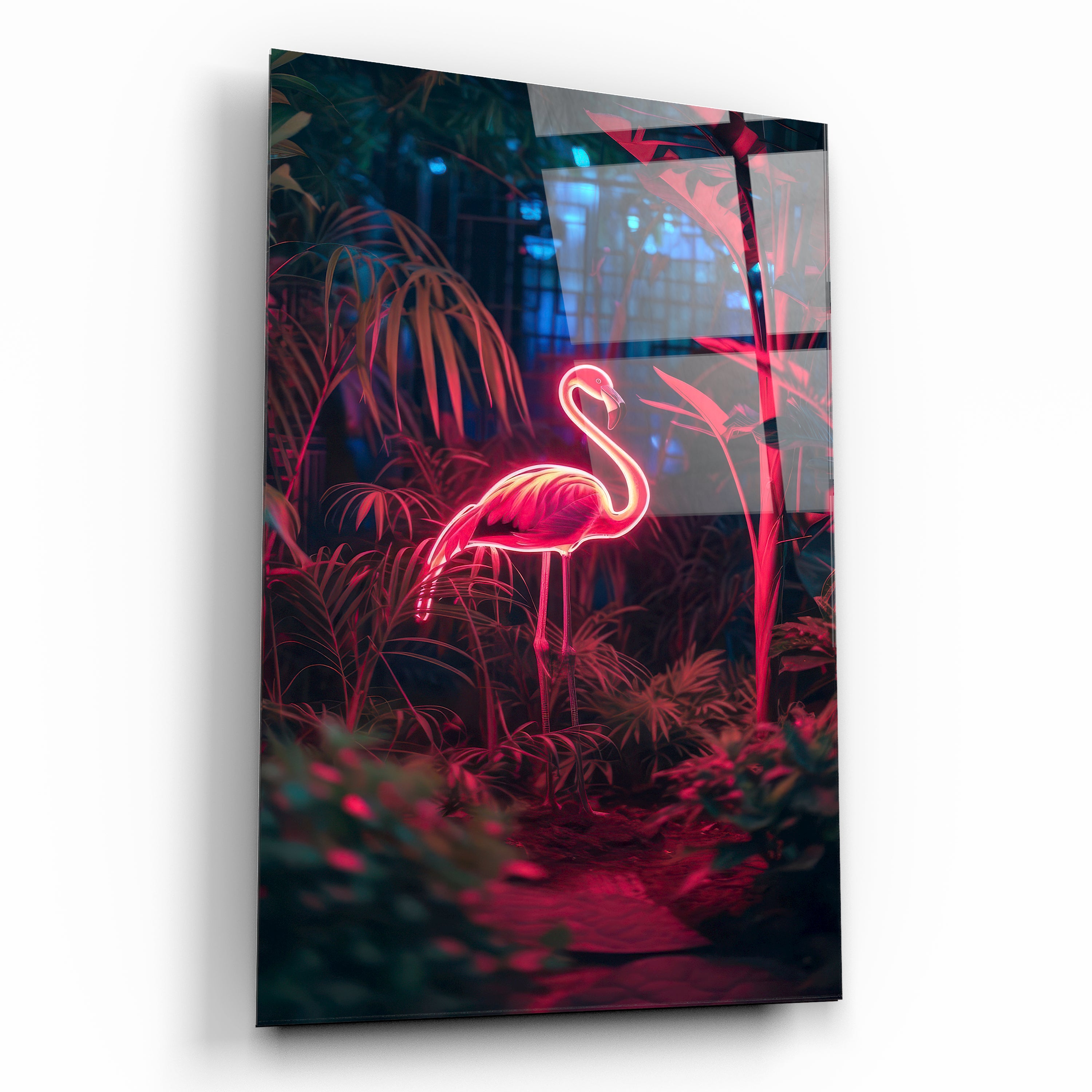 Neon Flamingo Cam Tablo