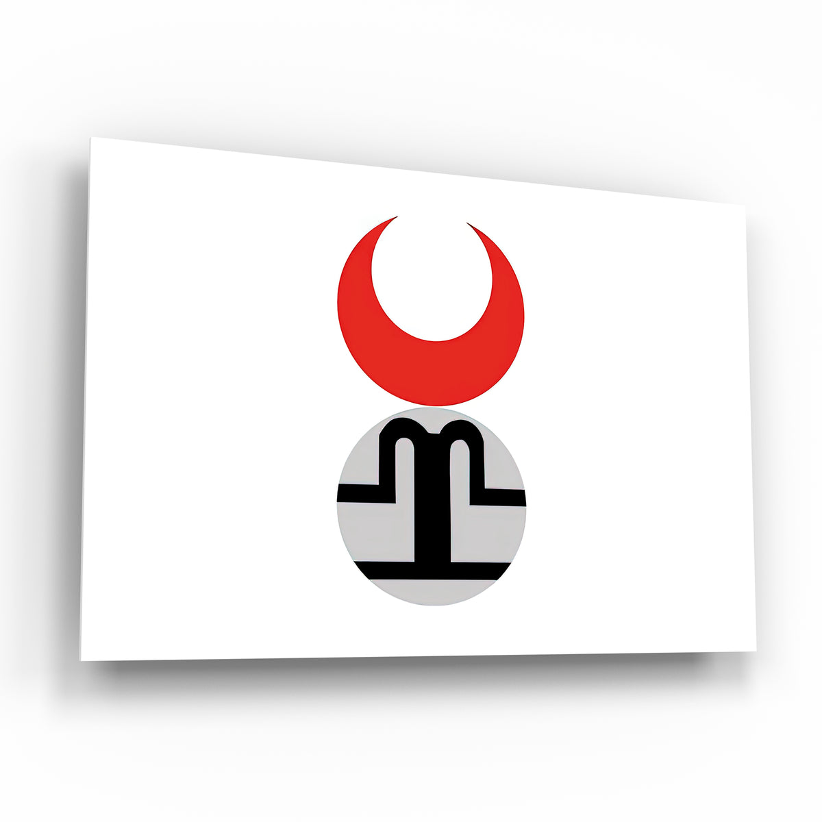 Altınordu Devleti bayrağı cam tablo