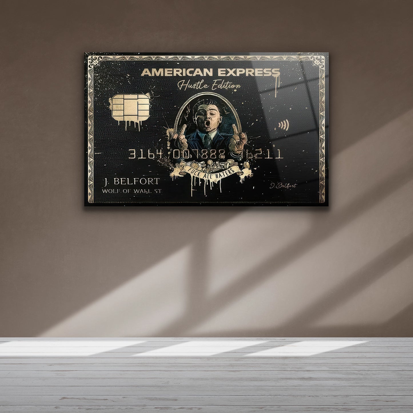 American Express Hustle Edition Duvar Dekoru Dekorica