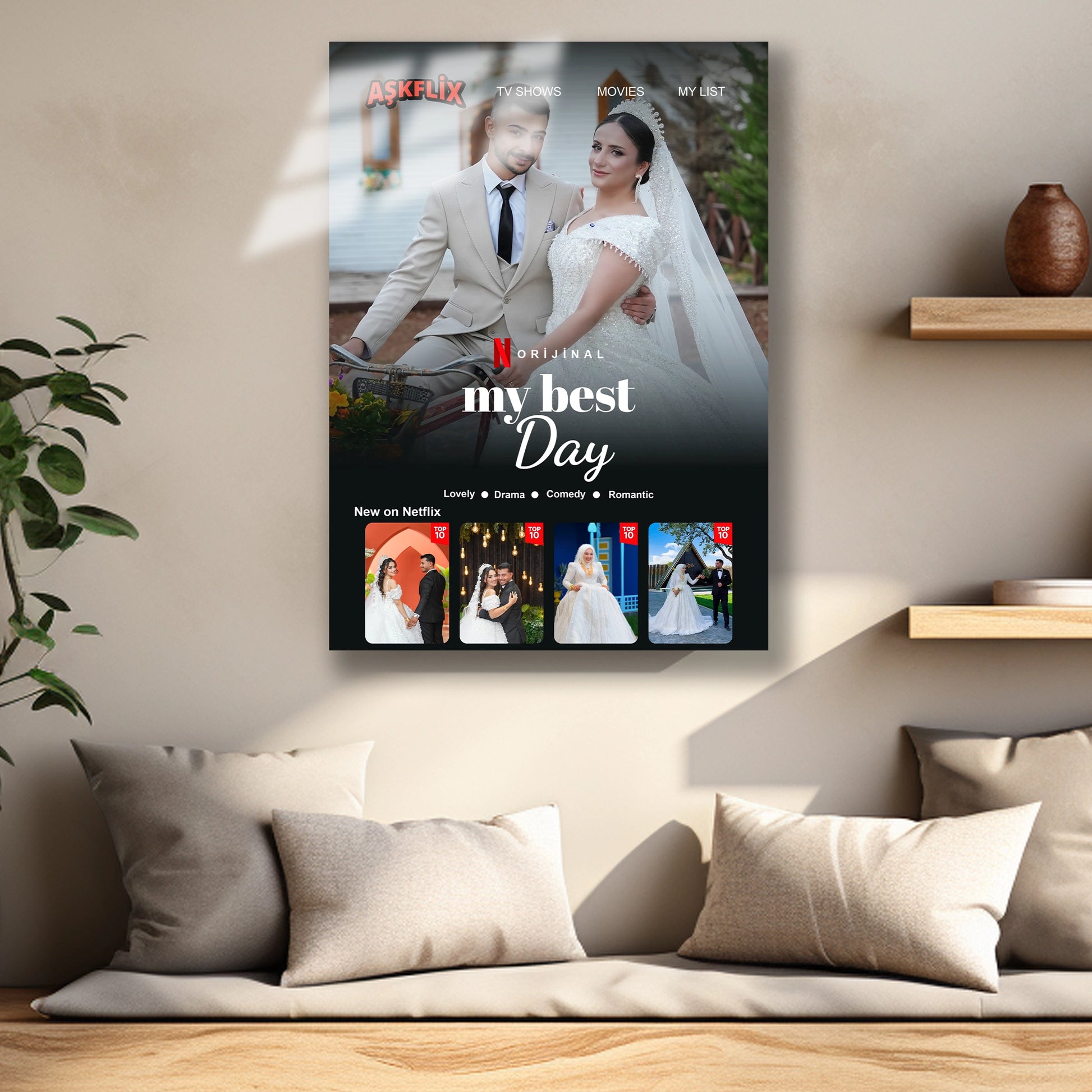 loveflix kişisel cam tablo