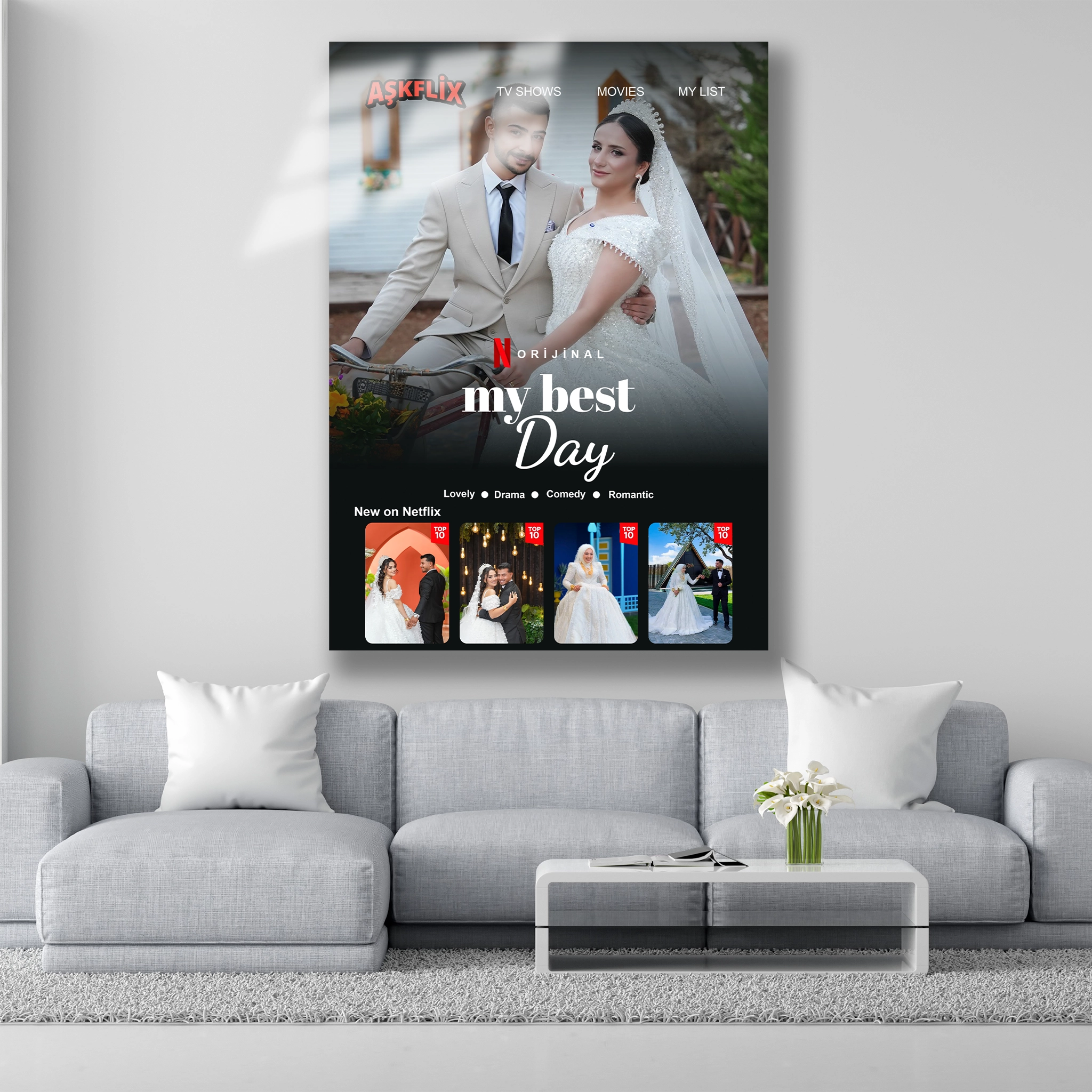 aşkflix cam tablo