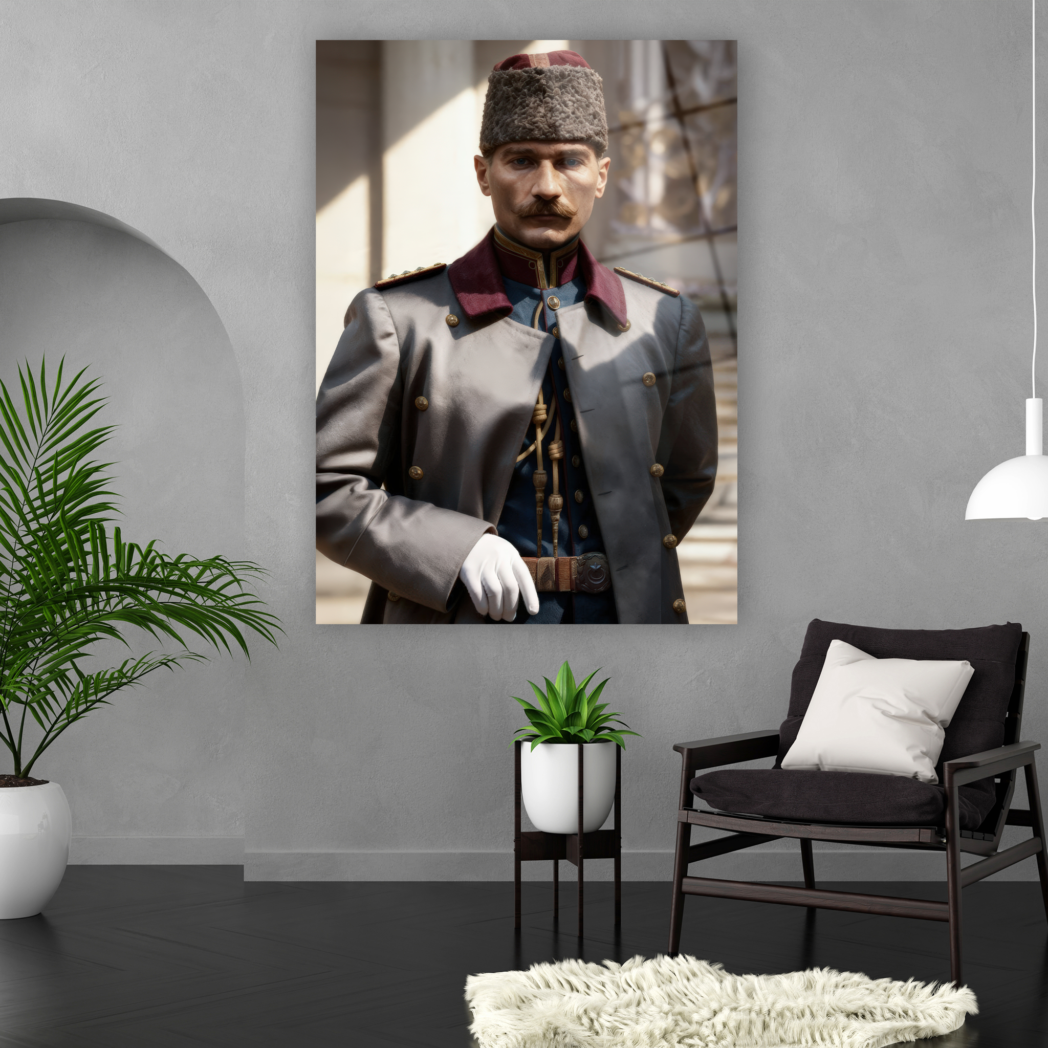 makam odası ve ofis için tarihi lider lüks tablo