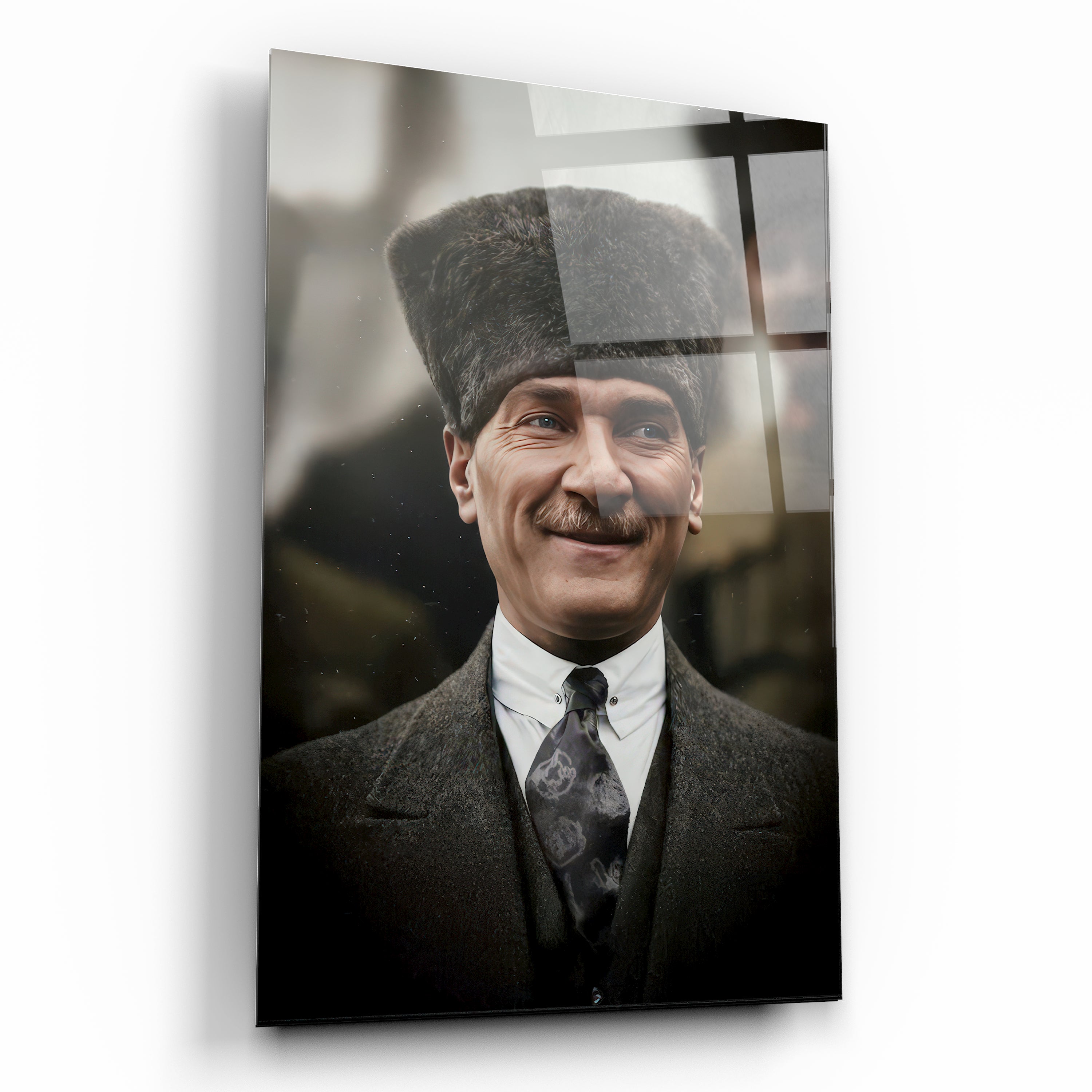 Atatürk Cam Tablo | Ata Gülüşü