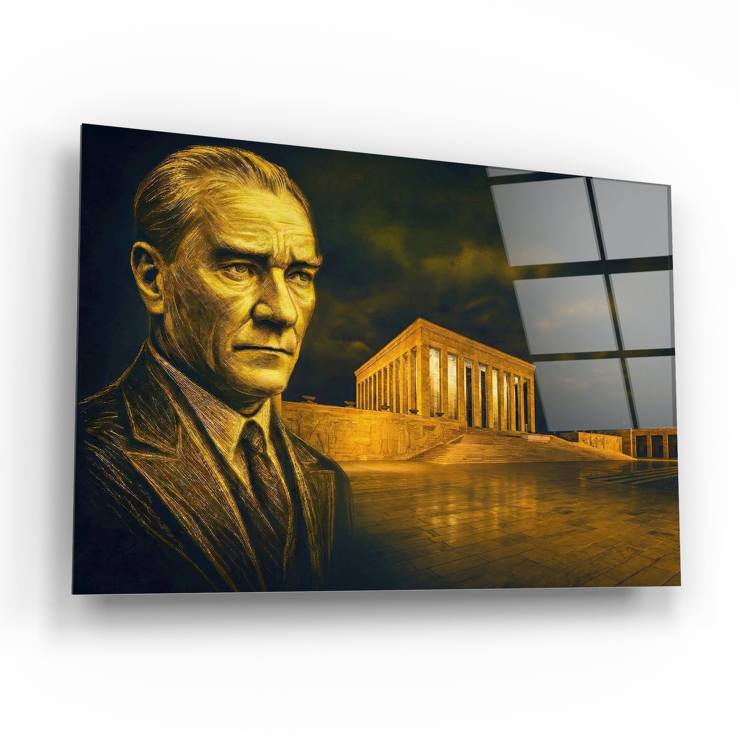 Atatürk ve Anıtkabir Cam Tablo