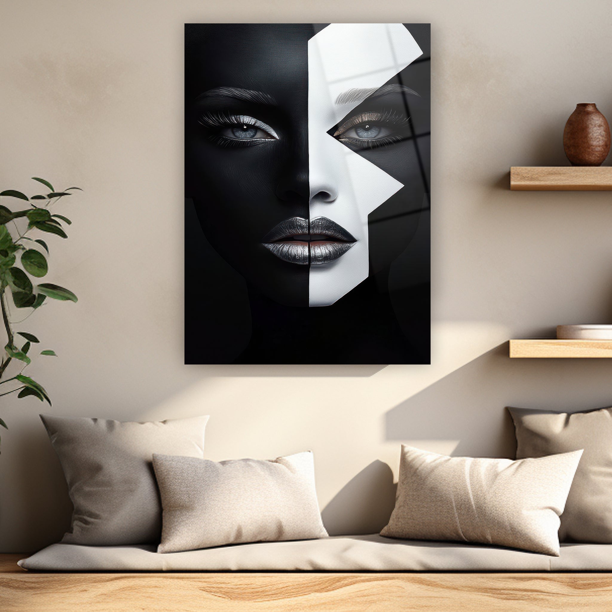 modern salon ve güzellik merkezi için şık tablo
