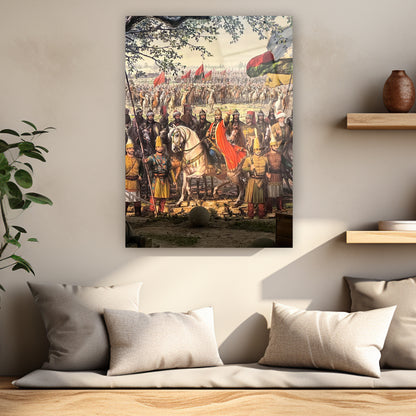 istanbulun fethi temalı tarihi manzara posteri