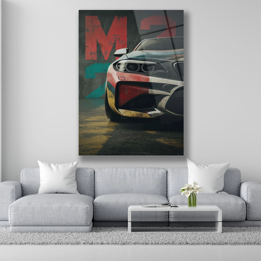 bmw m2 ön görünüm cam tablo