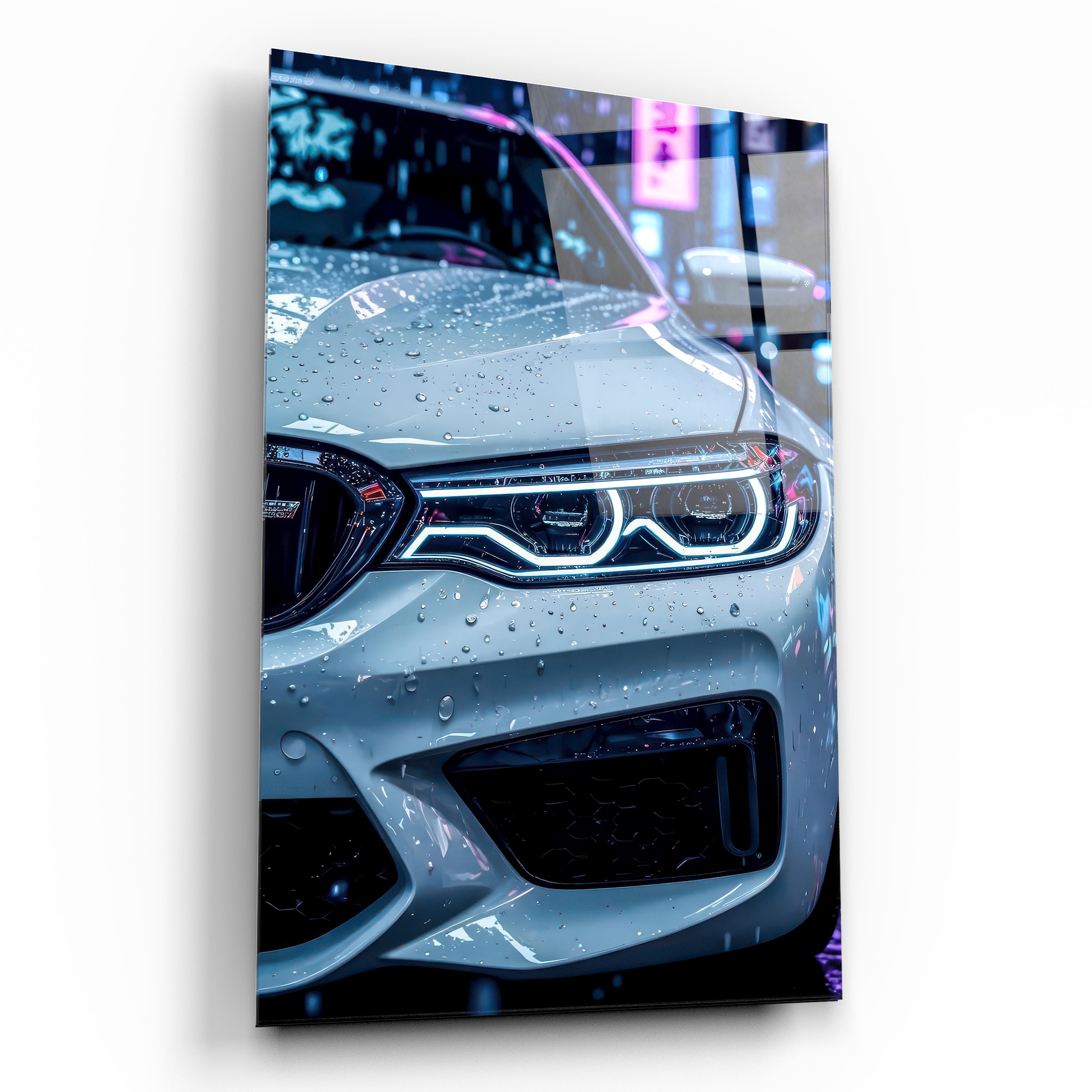 bmw m5 f90 cam tablosu galerilere özel duvar sanatı