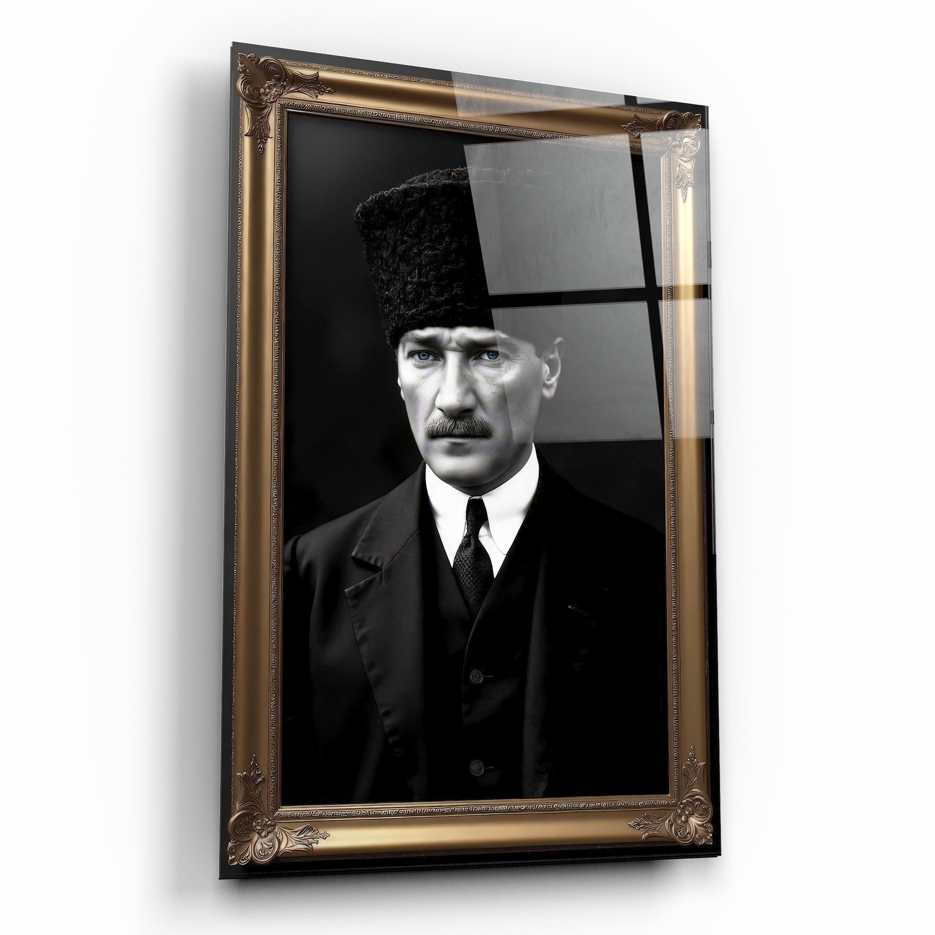 Çerçeveli Atatürk Cam Tablo