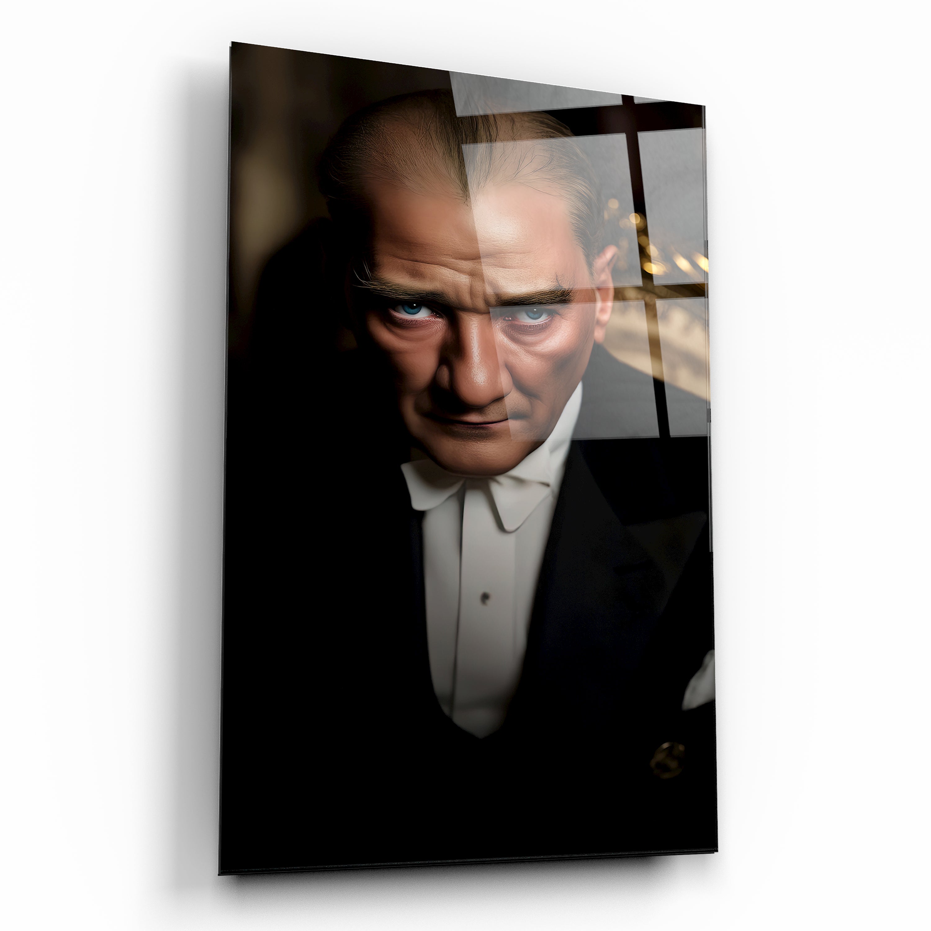 atatürk cam tablo uv baskı