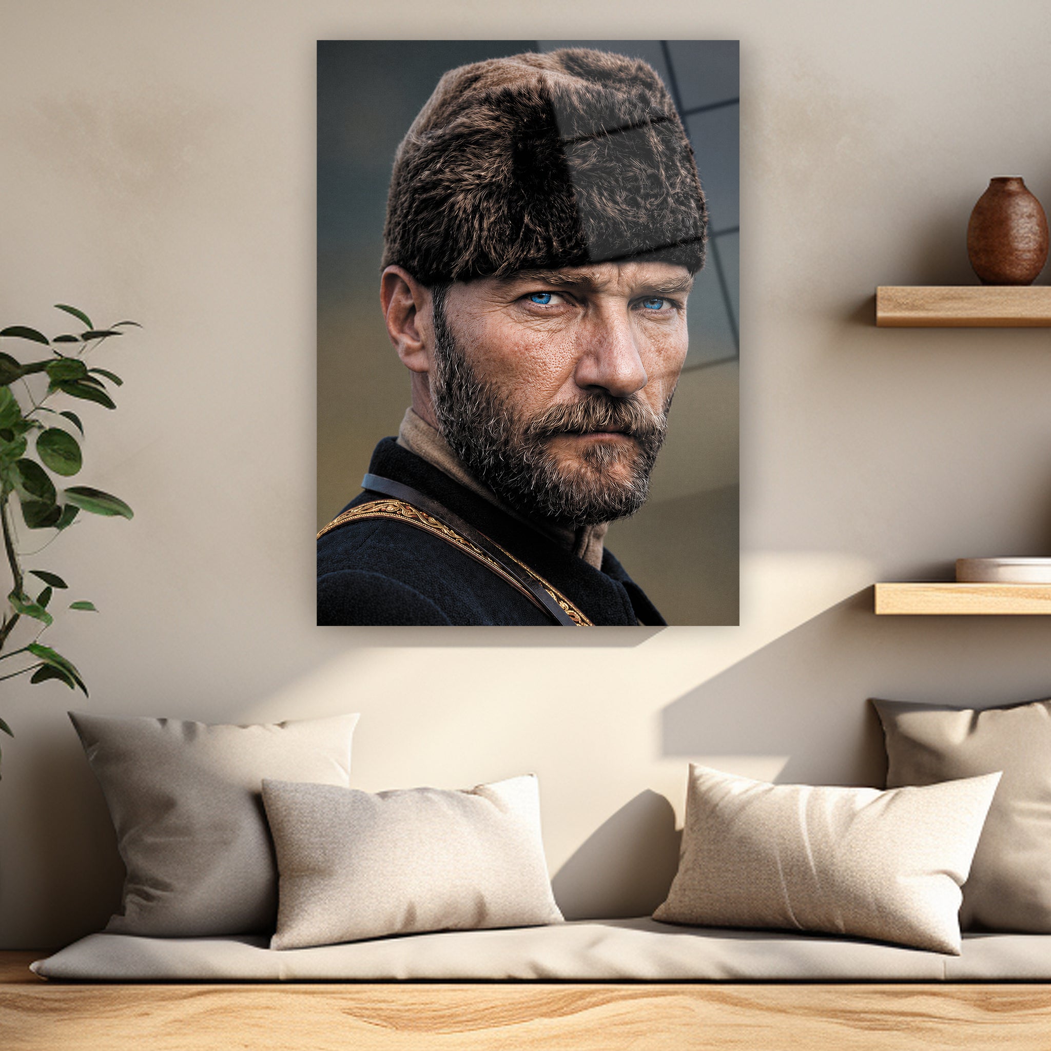 Kalpaklı Atatürk Portresi