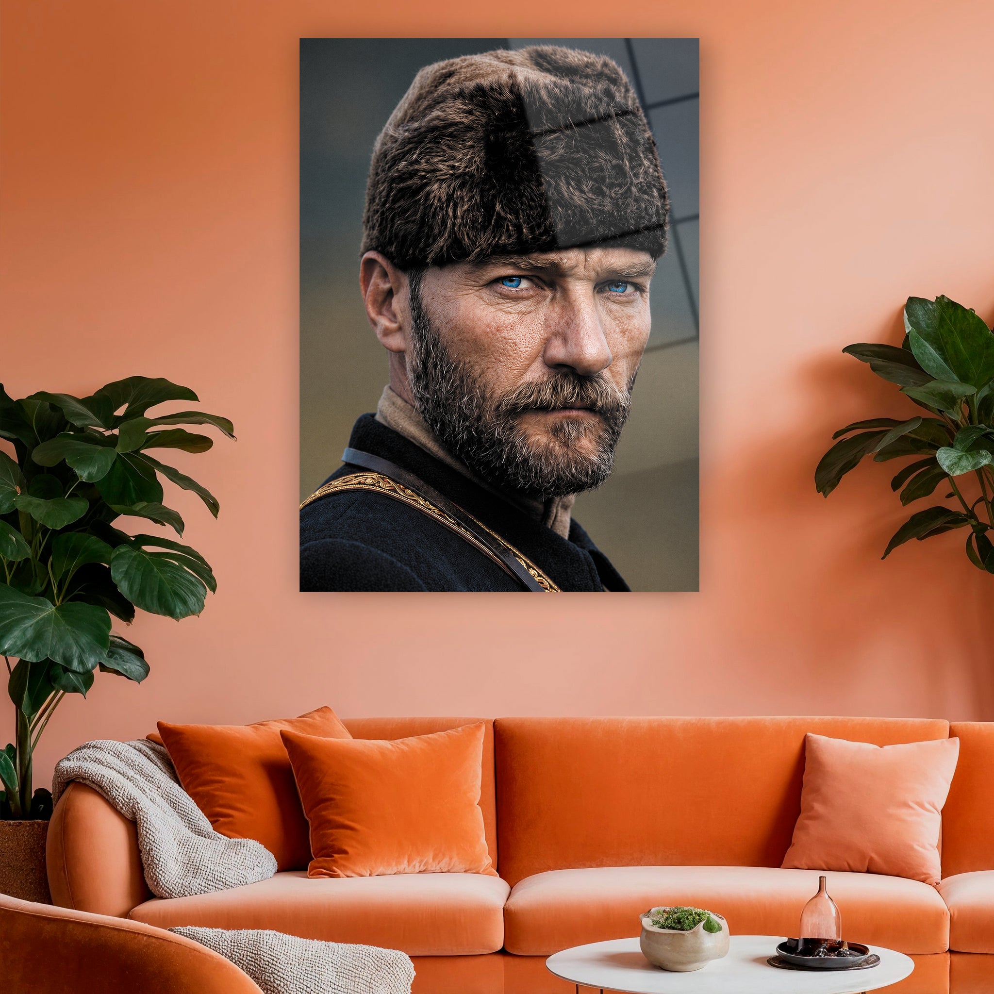 Kalpaklı Atatürk Portresi