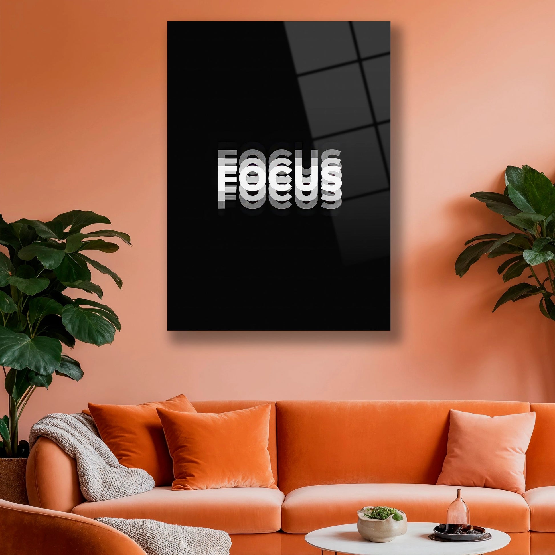 Dekorica 4mm Temperli Siyah Beyaz Motivasyon Yazısı