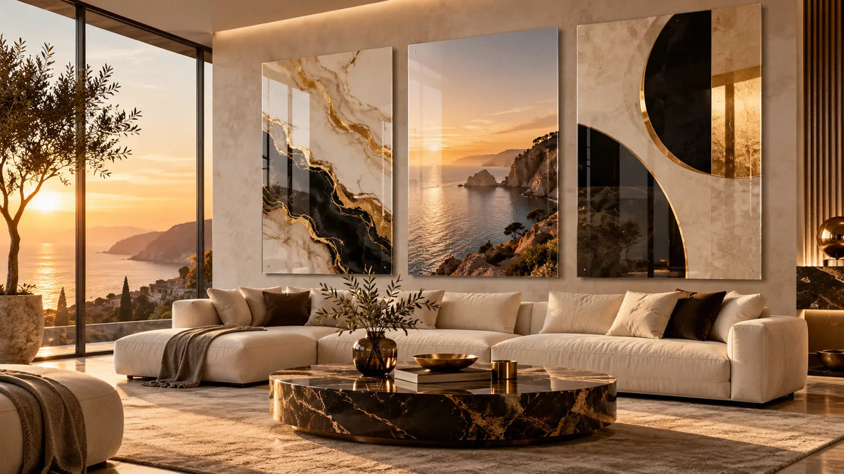 Dekorica modern cam tablo tasarımları