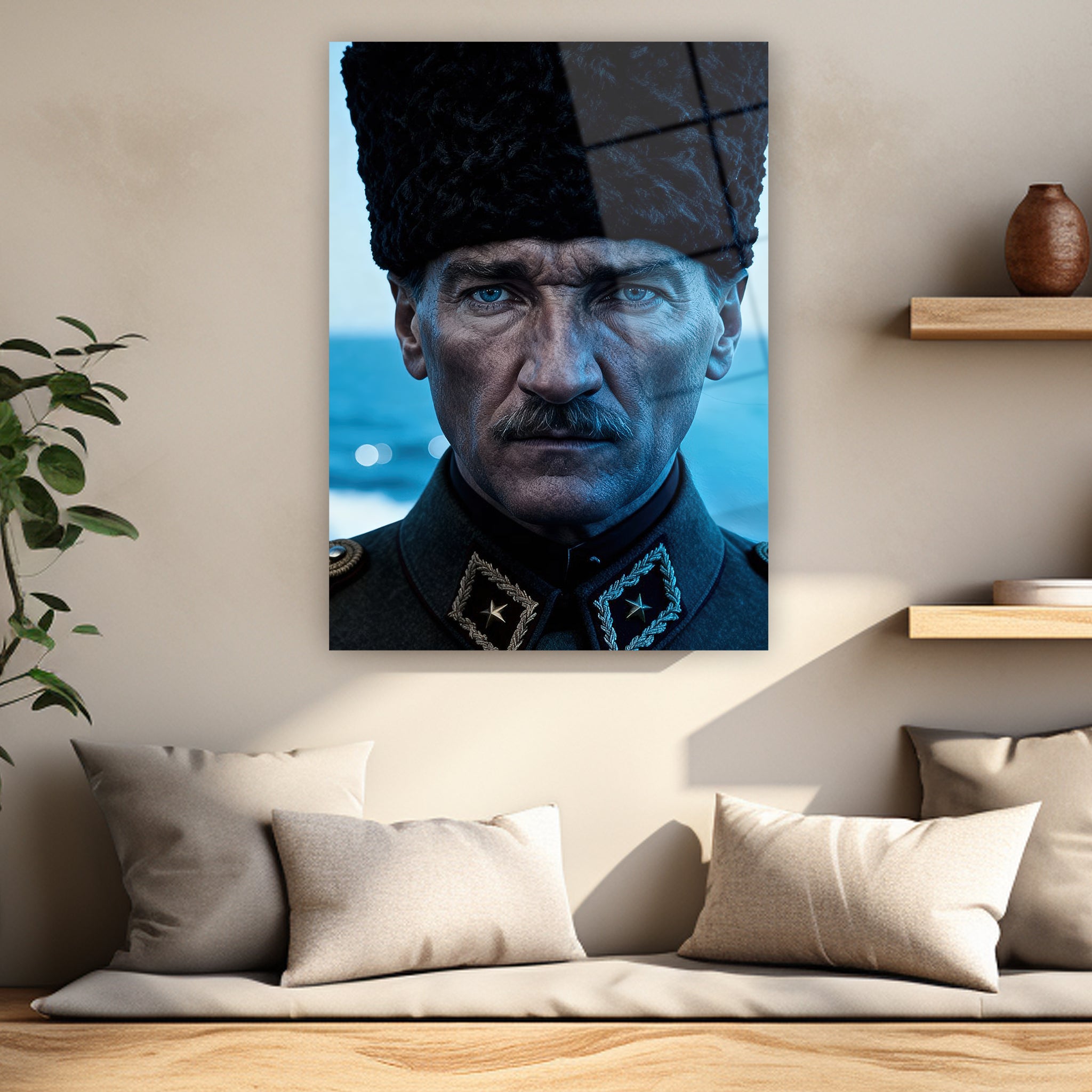 sarsılmaz irade doğrudan bakan tarihi lider posteri