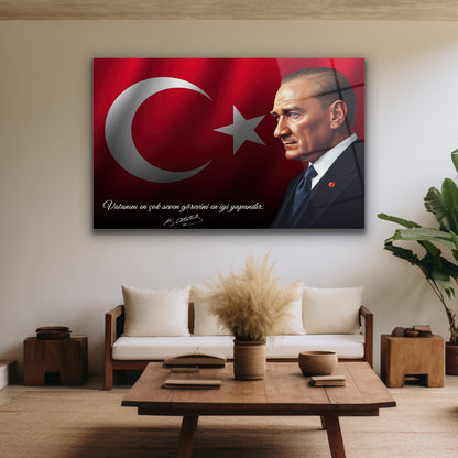 vatanını en çok seven görevini en iyi yapandır yazılı ofis tablosu