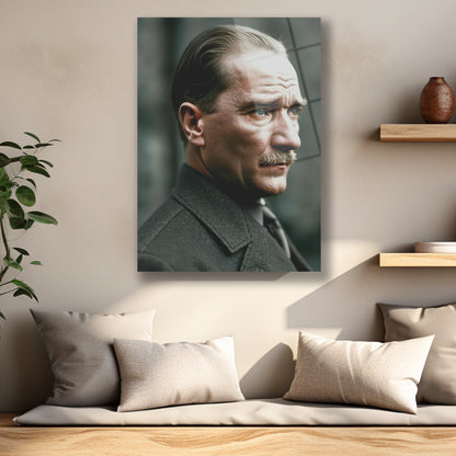 Atatürk'ün ileri görüşlü vizyonu cam tablo