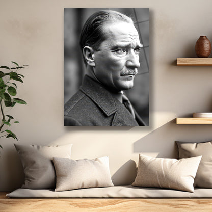 Türk'ün Ata'sı cam tablo