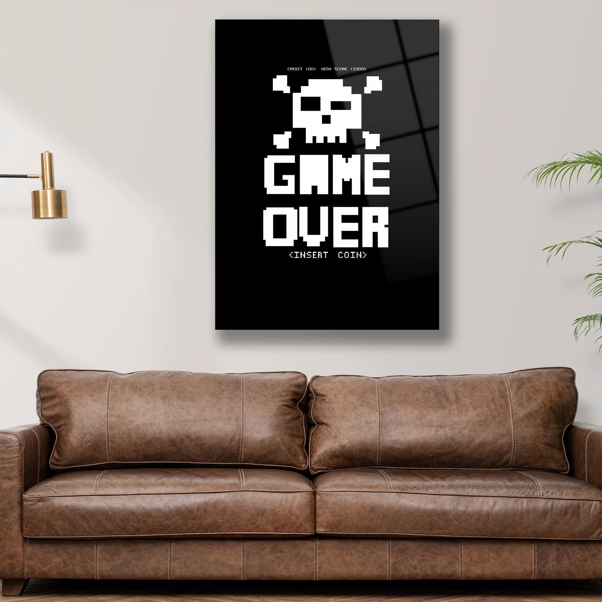 gamer game over cam tablo