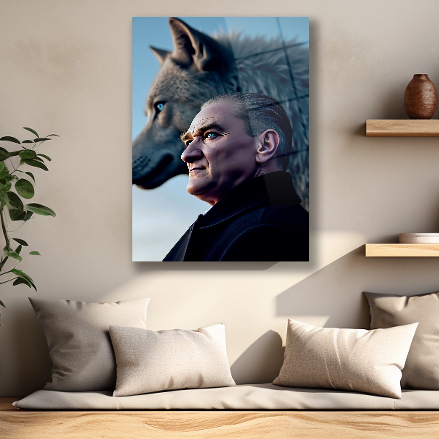 mavi gözlü atam ve türk cam tablo