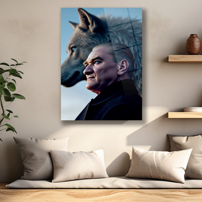 mavi gözlü atam ve türk cam tablo