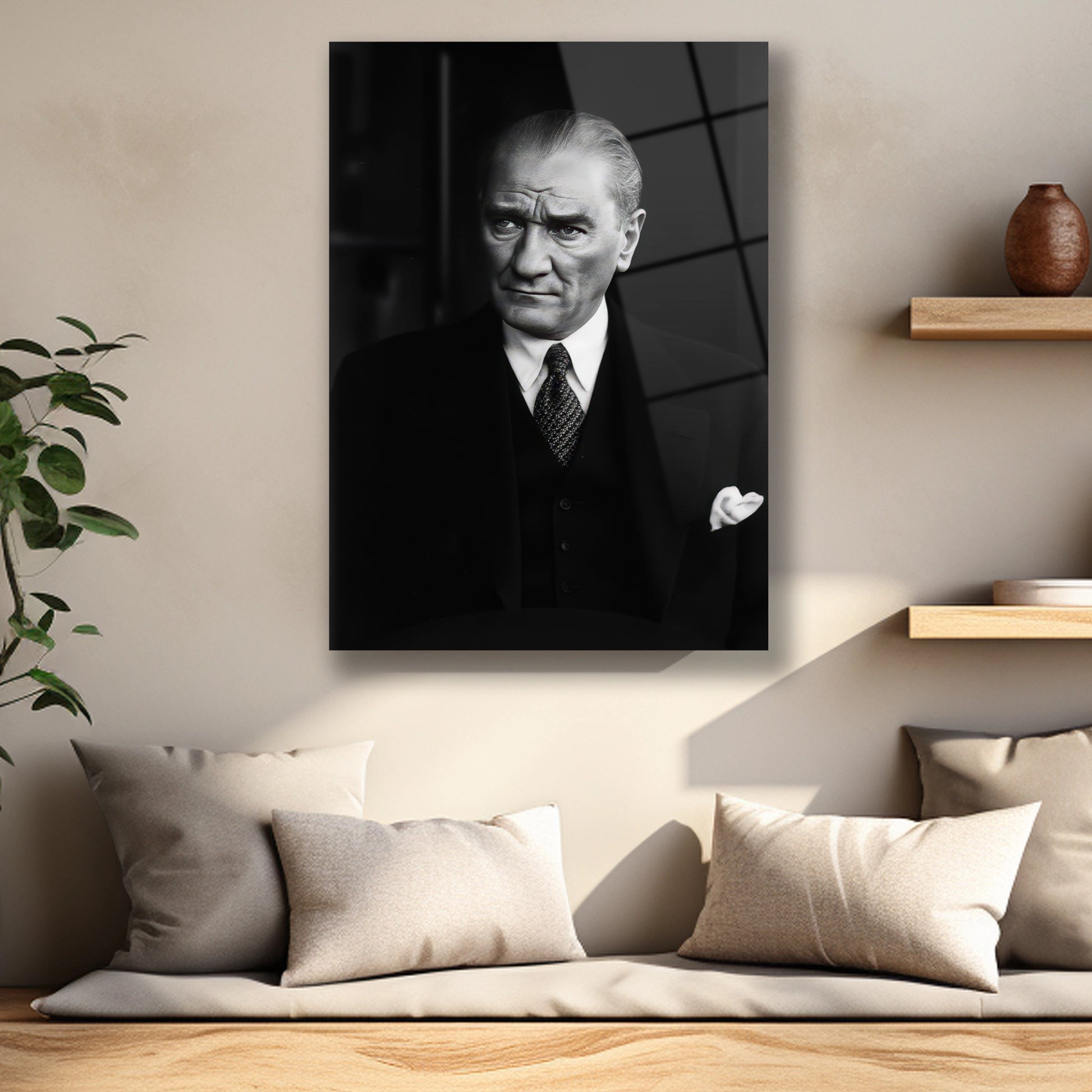 Gazi Mustafa Kemal cam tablosu