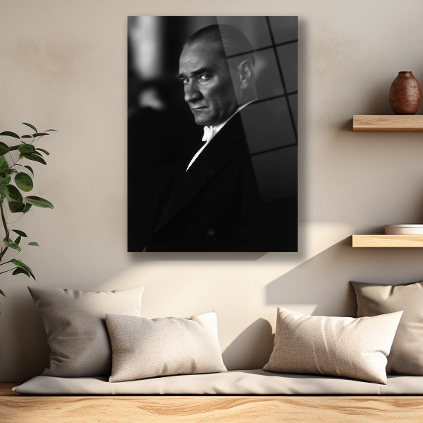 Savaş sonrası diplomatik görüşmelerde Atatürk cam tablo