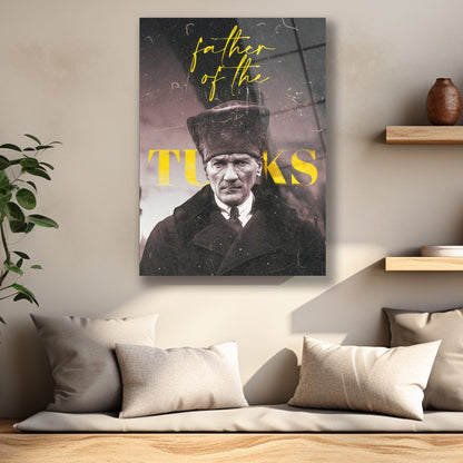 father the turks ataturk cam tablo