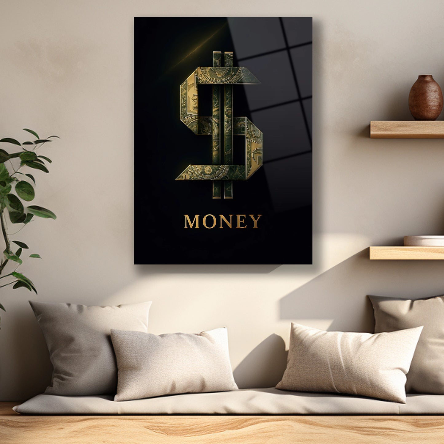 dolar isareti cam tablo