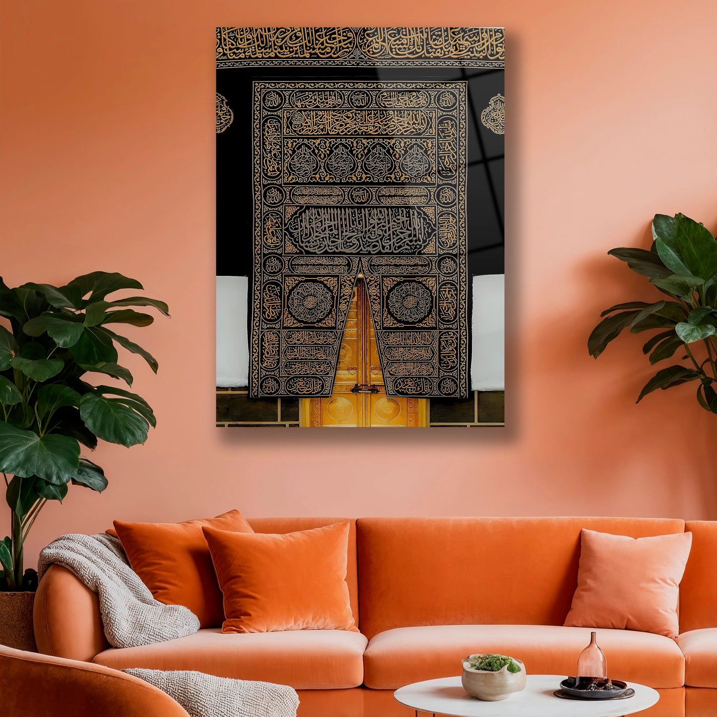 temperli kabe kapısı cam tablo