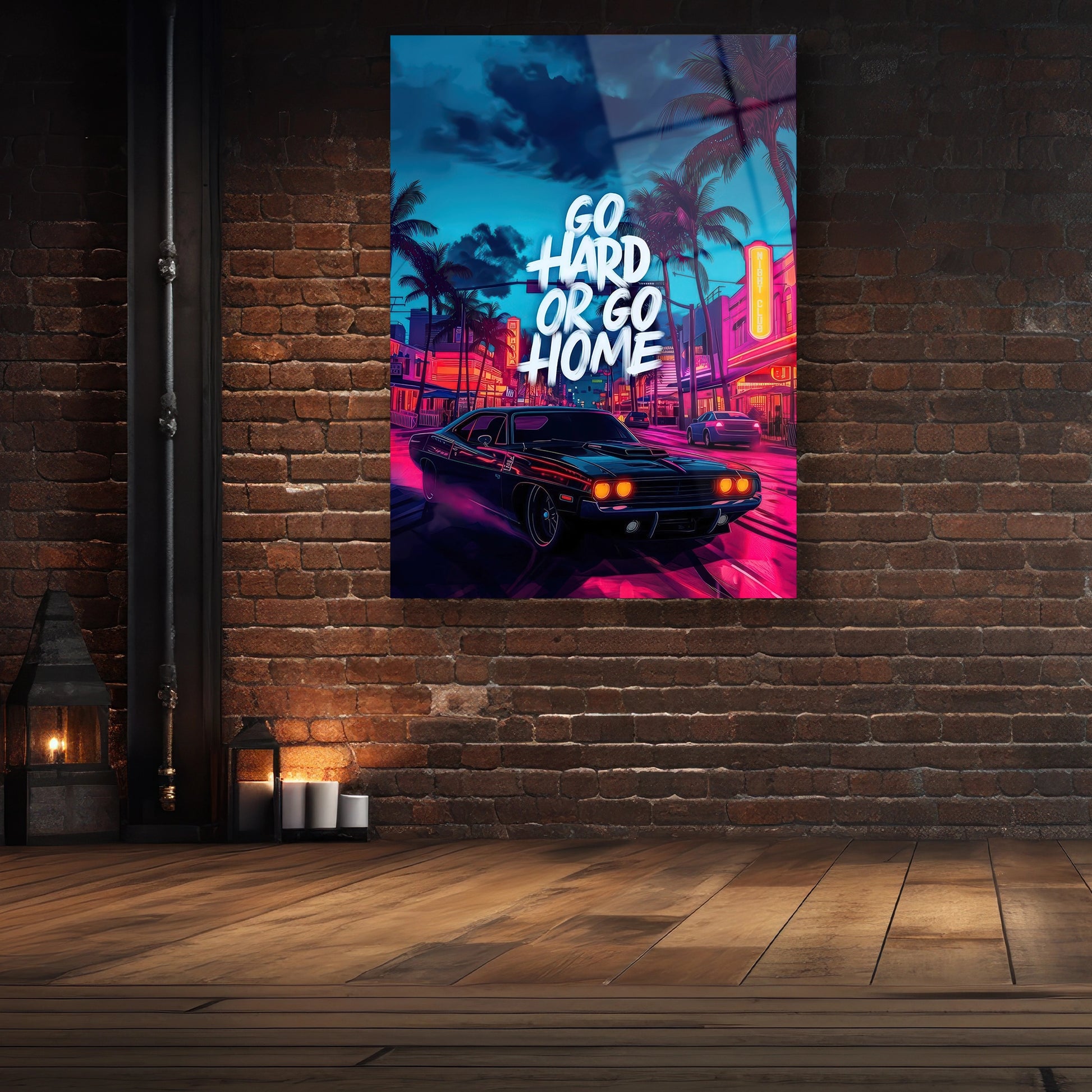 gamer arabalı cam tablo