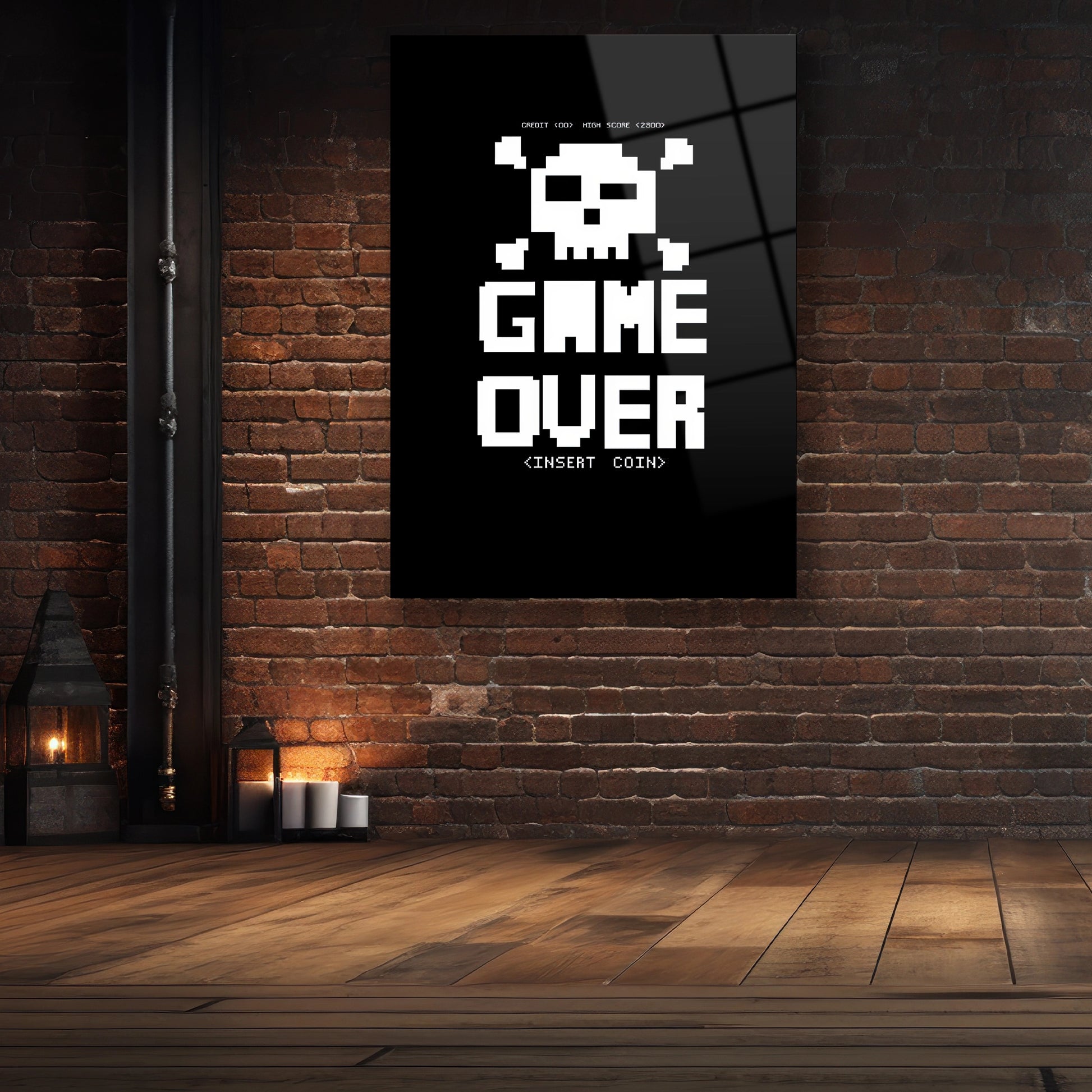 gaming game over cam tablo